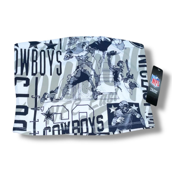 Dallas Cowboys Tube Top Womens Sz XL America's Team Football NFL x Forever21 - Picture 4 of 11